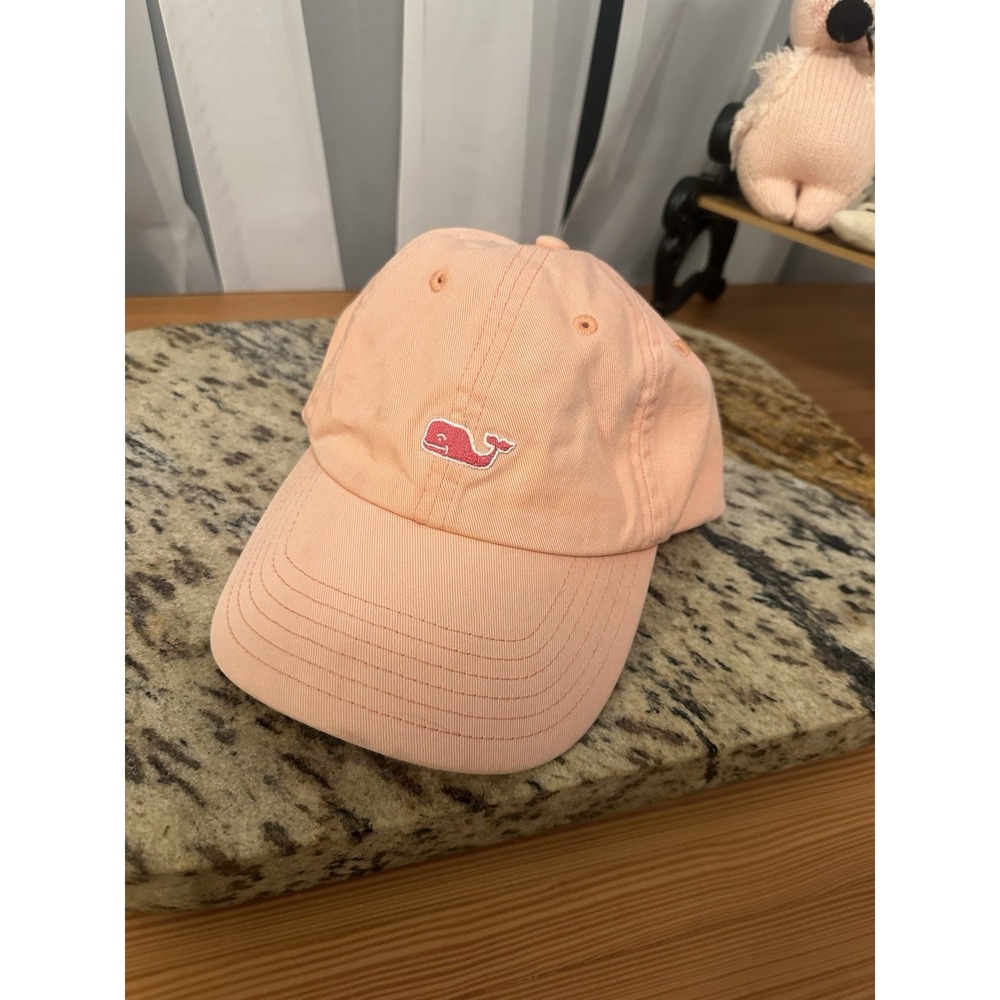 Vineyard Vines Baseball‎ Hat Spring/Summer Peach Logo Visible Adjustable Coastal